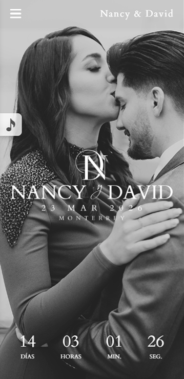 Invitación Nancy y David