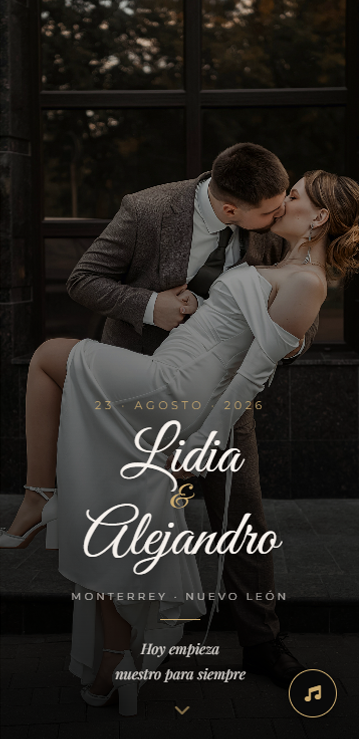 Invitación Lidia y Alejandro